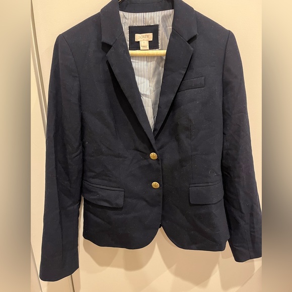 J. Crew Navy Blue Blazer - Size 2 - Picture 2 of 3
